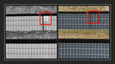 Drone-Based Thermal Inspections for Efficient Solar Park Maintenance